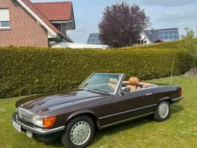 Gebraucht Mercedes SL380 155 PS (114 kW) 1985 Braun Cabrio