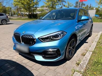 Brugt BMW 118 Sport Line 140 HK (102 kW) 2020 Blå Hatchback
