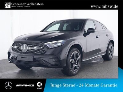 Gebraucht Mercedes GLC300e AMG 313 PS (230 kW) 2024 Metalliclack obsidianschwarz Coupé