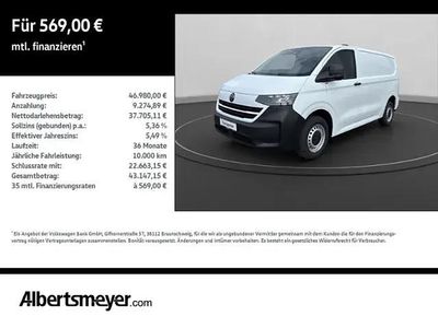 Nuova VW Transporter 110 CV (80 kW) 2026 Bianco Furgone