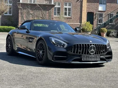 Brugt Mercedes AMG GT AMG 557 HK (409 kW) 2018 Sort Cabriolet