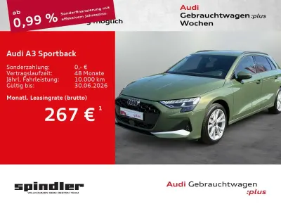 Gebraucht Audi A3 Advanced Plus 116 PS (85 kW) 2025 Distriktgrün metallic Limousine