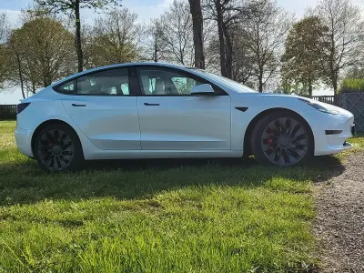 Brugt Tesla Model 3 Performance 377 kW (513 HK) 2021 Hvid Sedan