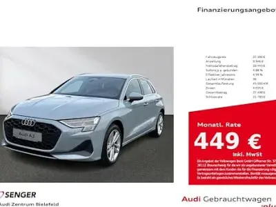 Brugt Audi A3 Ambiente 150 HK (110 kW) 2026 Grå Sedan