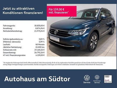Gebraucht VW Tiguan Move 150 PS (110 kW) 2024 Nightshade blue metallic (metallic) SUV