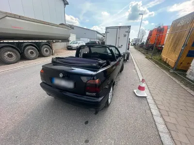 Gebraucht VW Golf Cabriolet 1996 Schwarz Cabrio