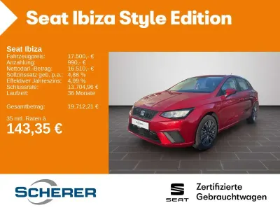 Second-hand Seat Ibiza Style 116 CP (85 kW) 2024 Roșu Hatchback