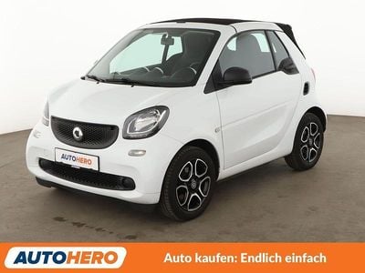 Gebraucht Smart ForTwo Cabrio Basis 71 PS (52 kW) 2019 Weiß Cabrio