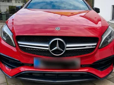 Brugt Mercedes A45 AMG AMG 381 HK (280 kW) 2017 Rød Hatchback