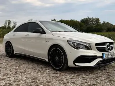 Gebraucht Mercedes CLA45 AMG AMG 381 PS (280 kW) 2017 Weiß Coupé
