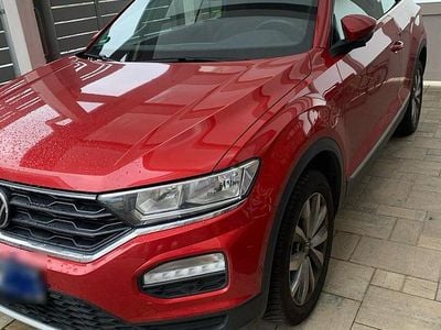 Gebraucht VW T-Roc Cabriolet 110 PS (80 kW) 2021 Rot Cabrio