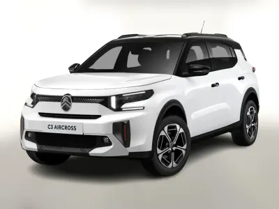 Neu Citroën C3 Aircross 145 PS (106 kW) 2025 Polarweiß / dach in onyx schwar SUV