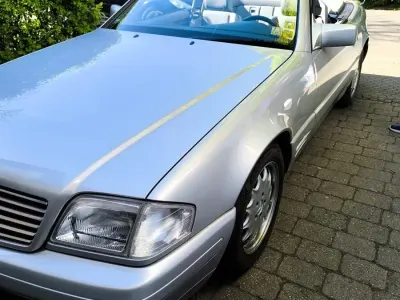 Brugt Mercedes SL320 231 HK (169 kW) 1996 Sølv Cabriolet