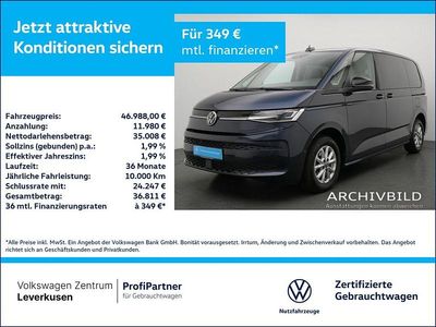 Starlightblue Gebraucht 2025 VW Multivan Life Van | 46.988 € (Superpreis)