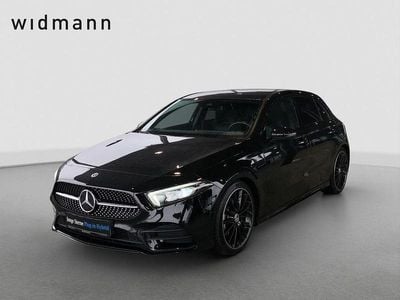 Unilack nachtschwarz Gebraucht 2022 Mercedes A250 AMG Limousine | 26.850 € (Fairer Preis)