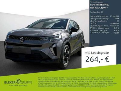 Gebraucht Renault Captur Techno 91 PS (66 kW) 2025 Grau cassiopee SUV