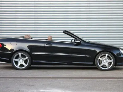 Gebraucht Mercedes CLK350 Avantgarde 272 PS (200 kW) 2006 Schwarz Cabrio
