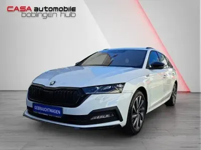 Gebraucht Skoda Octavia SportLine 204 PS (150 kW) 2023 Weiß Kombi