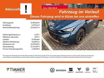 Gebraucht Cupra Born 150 kW (204 PS) 2022 Aurora blue metallic Kleinwagen