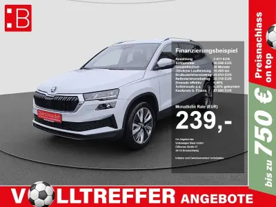 Gebraucht Skoda Karoq Selection 150 PS (110 kW) 2024 Weiss SUV