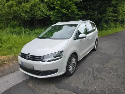 Gebraucht VW Sharan Highline 150 PS (110 kW) 2015 Weiß Van / Kleinbus