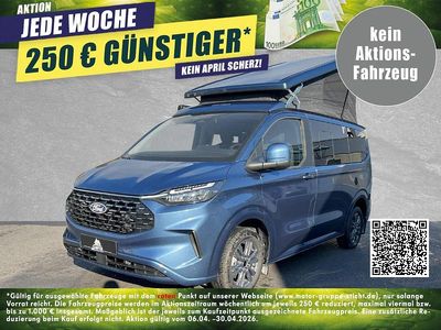 Neu Ford Tourneo Custom Nugget 150 PS (110 kW) 2025 Chrome blue metallic Van