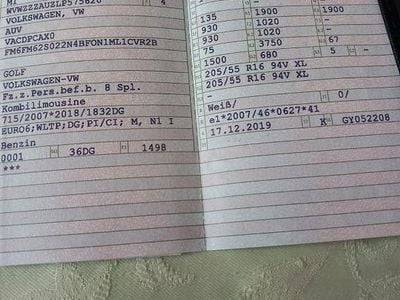 Weiß Gebraucht 2020 VW Golf VII R-line Kombi | 16.800 € (Guter Preis)