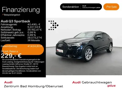 Używany Audi Q3 Sportback S-Line 150 KM (110 kW) 2025 Czarny SUV