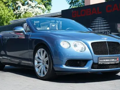 Brugt Bentley Continental GT Convertible 528 HK (388 kW) 2014 Blå Cabriolet
