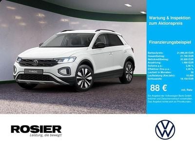 Gebraucht VW T-Roc Goal 116 PS (85 kW) 2025 Weiss / pure white SUV