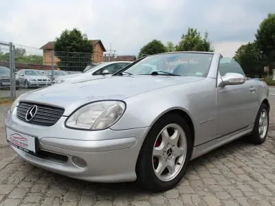 Gebraucht Mercedes SLK200 Edition 163 PS (119 kW) 2002 Silber Cabrio
