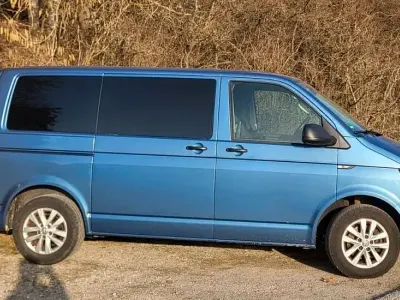 Usata VW T6 150 CV (110 kW) 2015 Blu Furgone