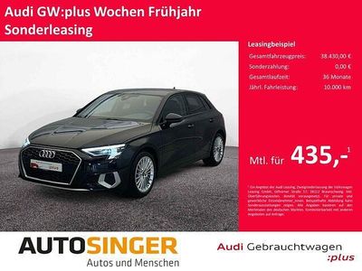Schwarz Gebraucht 2023 Audi A3 Advanced Plus Limousine | 38.420 €