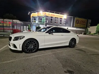 Gebraucht Mercedes C300 AMG line 245 PS (180 kW) 2020 Weiß Coupé