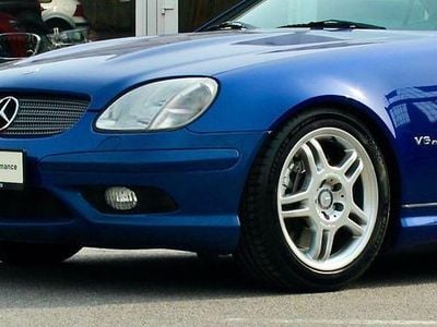 Usata Mercedes SLK32 AMG AMG 354 CV (260 kW) 2001 Blu Cabrio