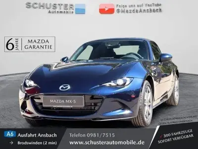 Nowe Mazda MX5 Exclusive-Line 132 KM (97 kW) 2026 Niebieski Kabriolet