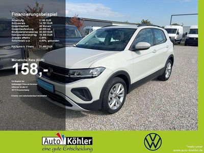Ascotgrau / graumelange Gebraucht 2024 VW T-Cross Life SUV | 21.450 € (Guter Preis)