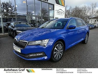 Gebraucht Skoda Superb Style 150 PS (110 kW) 2022 Blau Kombi