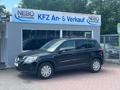 Gebraucht VW Tiguan Trendline 150 PS (110 kW) 2009 Schwarz SUV