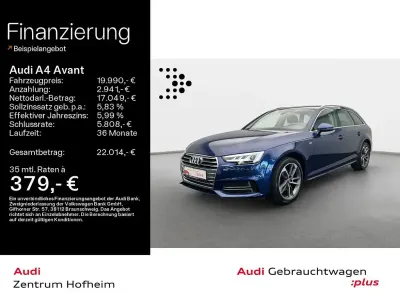 Gebraucht Audi A4 Sport 190 PS (139 kW) 2018 Scubablau metallic Kombi