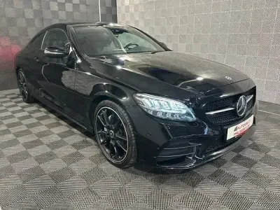 Brugt Mercedes C200 AMG line 184 HK (135 kW) 2023 Sort Coupe