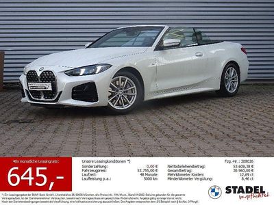 Mineralweiß met. Gebraucht 2025 BMW 430 Cabriolet M Sport Cabrio | 49.785 € (Guter Preis)