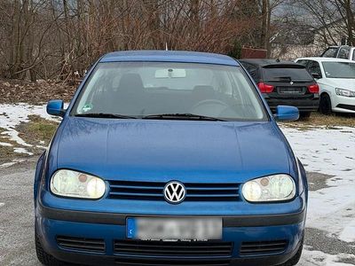 Gebraucht VW Golf IV 75 PS (55 kW) 2002 Blau Kleinwagen