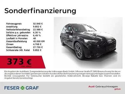 Mythosschwarz metallic Gebraucht 2022 Audi Q5 Ambiente SUV | 32.840 € (Fairer Preis)