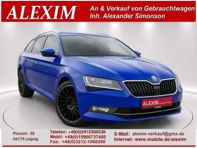 Gebraucht Skoda Superb 150 PS (110 kW) 2018 Modra energy/energy blue Kombi
