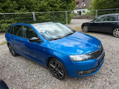 Używany Skoda Rapid Style 86 KM (63 kW) 2014 Niebieski Hatchback