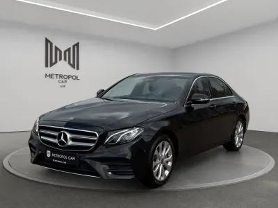 Brugt Mercedes E350 AMG line 286 HK (210 kW) 2018 Sort Sedan