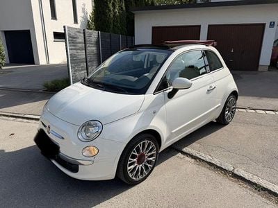 Second-hand Fiat 500C Lounge 69 CP (50 kW) 2013 Alb Cabrio