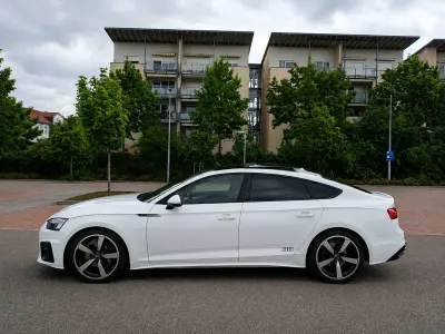 Gebraucht Audi A5 Sportback S-Line 150 PS (110 kW) 2021 Weiß Kleinwagen