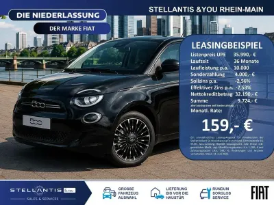 Neu Fiat 500e La Prima 86 kW (118 PS) 2026 Grün Limousine